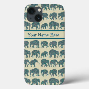 Paisley Elephants Beige iPhone 6 Xtreme Coque