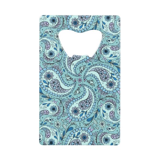Paisley en bleu bébé (Devant)