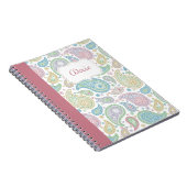 Paisley en Carnet rose (Côté Droit)