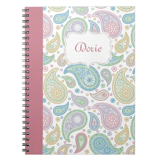 Paisley en Carnet rose (Devant)