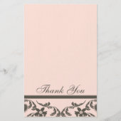 Paisley en Floral bedankt kaarten (Voorkant)