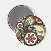 Paisley et aimant floral (Recto/Verso)