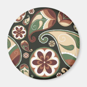 Paisley et aimant floral