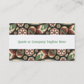 Paisley et Cartes de visite floraux (Dos)