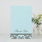 Paisley et Floral Merci Cartes (Debout devant)