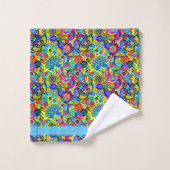 paisley floral brillant (Gant de toilette)