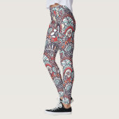 Paisley Floral Doodle Pattern Leggings (Links)