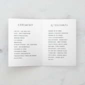 Paisley Floral Indian Wedding Programma (Binnen)