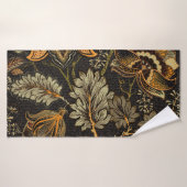 Paisley floral indien, motif sans couture ethnique (Serviette de bain)
