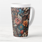 Paisley Floral Latte Mok (Rechterhoek)