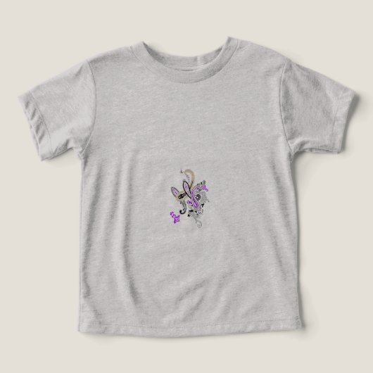 Paisley Floral Motif – Boho White Purple Orange  (Design voorkant)