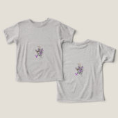 Paisley Floral Motif – Boho White Purple Orange (Ontwerp Voorkant & Achterkant)