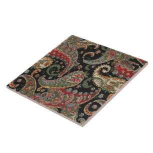 Paisley Fractal Tegeltje