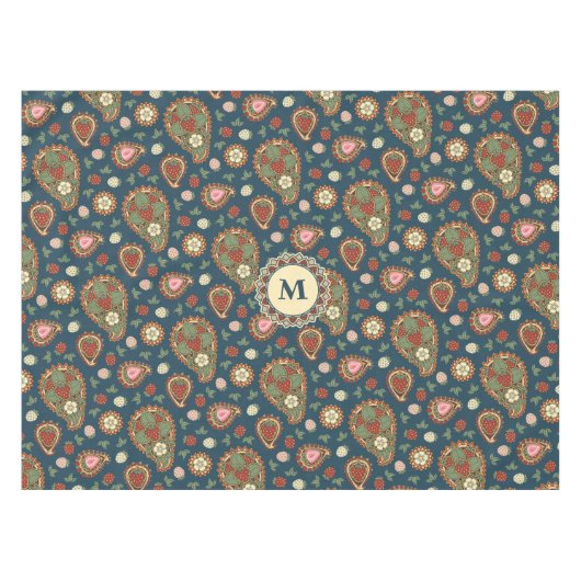 Paisley fraise Motif nappe (Devant (Horizontal))