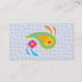 Paisley Fun Visitekaartje (Achterkant)