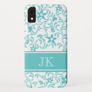 Paisley Garden met verwisselbare kleur iPhone XR Hoesje