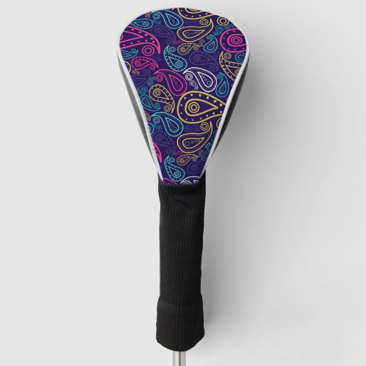 paisley golfheadcover (Voorkant)