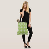 Paisley groene limoen patroon. tote bag (Op model)