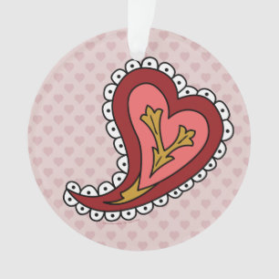 Paisley Hart Acryl Ornament