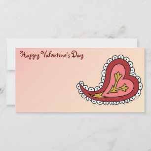 Paisley Heart Carte photo