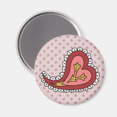 Paisley Heart Magnet (Recto/Verso)