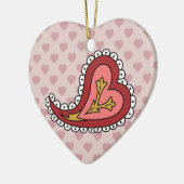 Paisley Heart Ornament (Links)