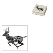 paisley - hertenzegel 	rubberstempel (Gestempeld)