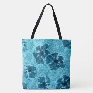 Paisley Hibiscus Psychedelic Beach Bag Draagtas