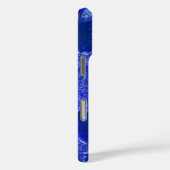 Paisley Hibiscus  Psychedelic Floral Blue Case-Mate iPhone Case (Achterkant / Rechts)