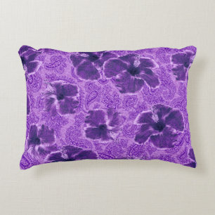 Paisley Hibiscus Vintage Psychedelische Bloemen Decoratief Kussen