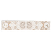 Paisley in Beige Esthetische Modern Tan Brown Init Medium Tafelloper (Horizontaal)