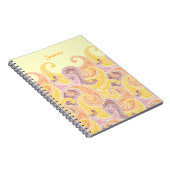 Paisley in Lemon Notitieboek (Rechterzijde)