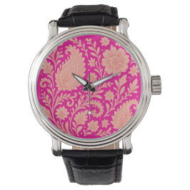 Paisley India Print Design Horloge