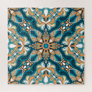 paisley kerchief: oosterse print. legpuzzel