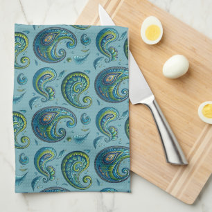 Paisley keukenhanddoek