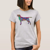 Paisley Labrador T-shirt (Voorkant)