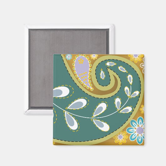 Paisley Magneten (Voorkant / Achterkant)