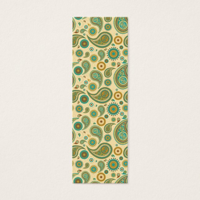 paisley mini visitekaartjes (Voorkant)