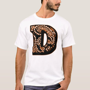 Paisley Monogram - D T-shirt