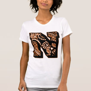 Paisley Monogram - N T-shirt