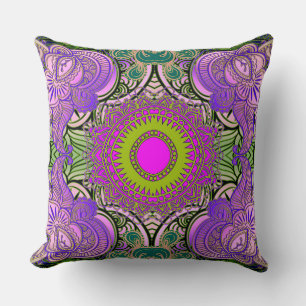 Paisley Mosaic Pattern II + jouw ideeën Kussen