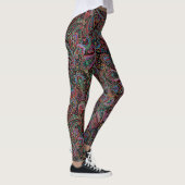 Paisley Multi Color série 50 Leggings (Droite)