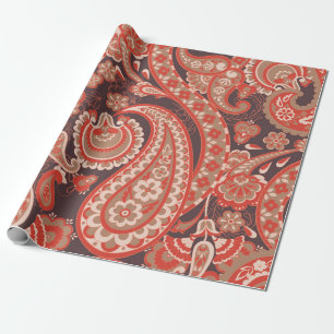 Paisley  naadloos patroon. Fantastische bloem Cadeaupapier