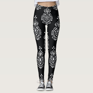 paisley, naadloos sierpatroon. leggings