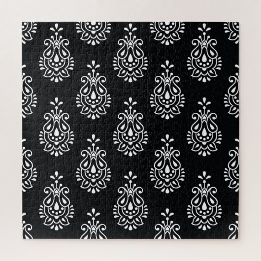 paisley, naadloos sierpatroon. legpuzzel (Verticaal)