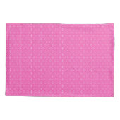 Paisley-olifant - ijsroze en fuchsia kussensloop (Achterkant)