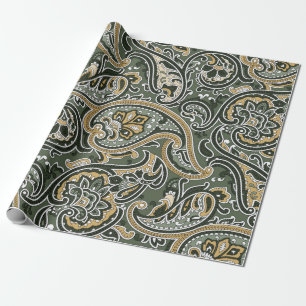  Paisley, oosterse etnisch Patroon, naadloos p Cadeaupapier