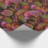 Paisley Paars Cadeaupapier (Hoek)