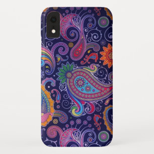 Paisley Paars Pink iPhone XR Hoesje