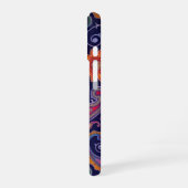 Paisley Paars Pink iPhone 16 Hoesje (Linkerkant)